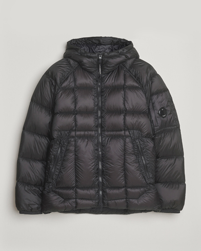 C.P. Company DD Shell Padded Hood Jacket Black – Musta