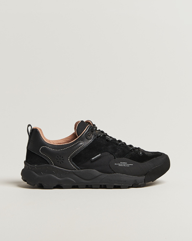 Flower Mountain Back Country Suede/Leather Sneaker Black – Musta