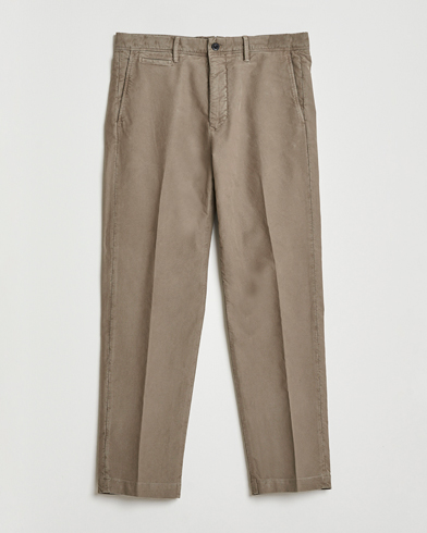 Incotex Regular Fit Garment Dyed Slacks Taupe – Beige