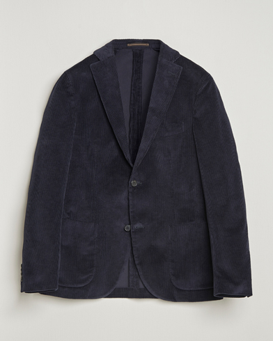 Incotex Corduroy Blazer Navy – Sininen