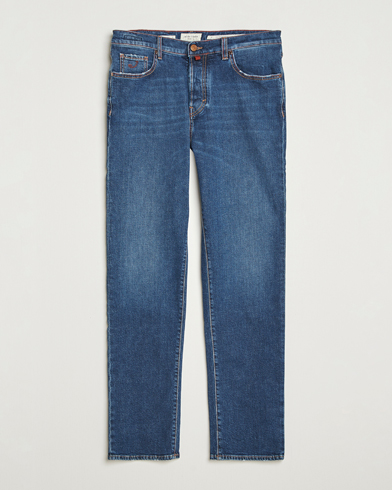 Jacob Cohën Edos Regular Straight Fit Jeans Mid Blue – Sininen