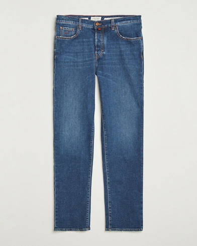 Jacob Cohën Edos Regular Straight Fit Jeans Mid Blue – Sininen