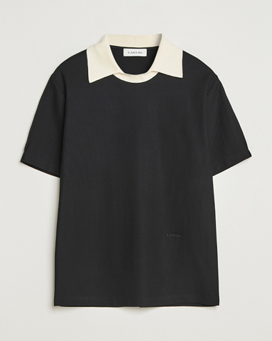 Lanvin Collar T-shirt Black – Musta
