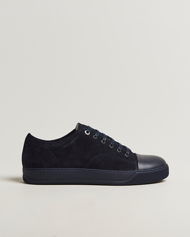 Lanvin DBB1 Nappa Cap Toe Sneaker Black/Navy – Sininen