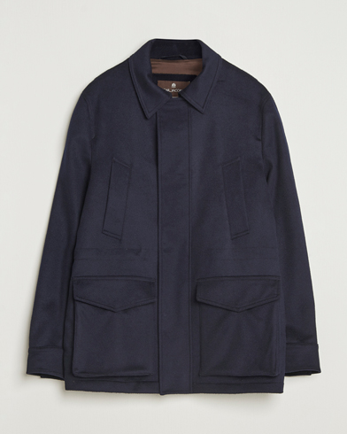 Oscar Jacobson Traveler Wool Jacket Navy – Sininen