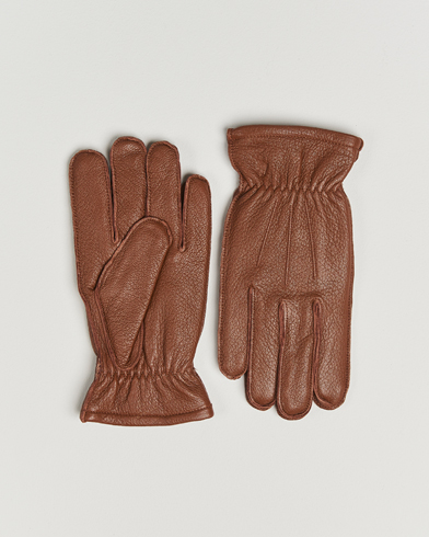 Polo Ralph Lauren Full Grain Leather Gloves Caramel – Ruskea