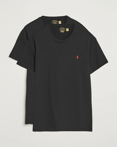 Polo Ralph Lauren 2-Pack Crew Neck T-Shirt Black – Musta