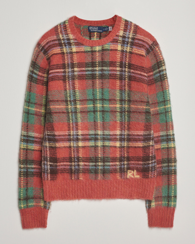 Polo Ralph Lauren Checked Wool Sweater Red Combo – Monivärinen