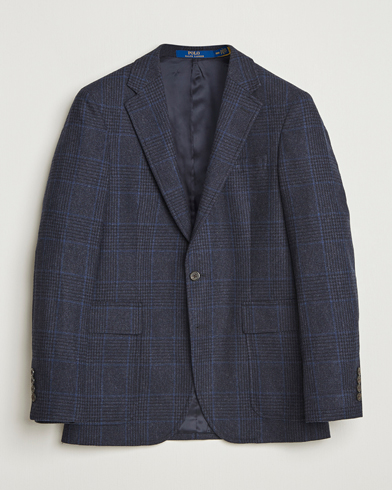 Polo Ralph Lauren Single Breasted Glenplaid Sportcoat Navy Multi – Sininen