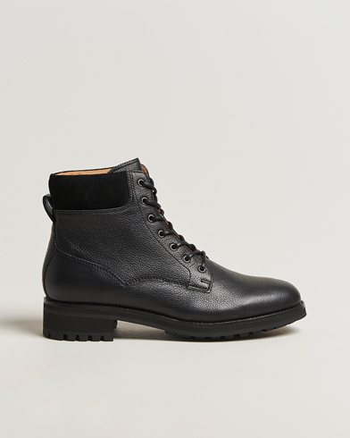 Polo Ralph Lauren Bryson Mid Boot Black Calf – Musta