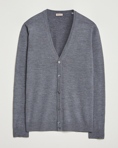 Stenströms Merino Cardigan Grey – Harmaa