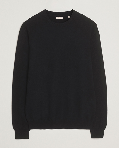 Stenströms Cashmere Crewneck Black – Musta