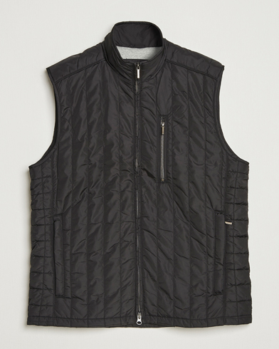Stenströms Nylon Quilted Light Padded Vest Black – Musta