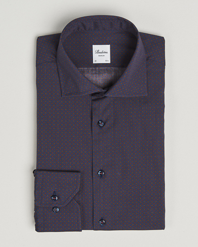 Stenströms Regular Fit Cotton Printed Shirt Blue – Sininen