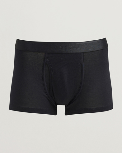 Sunspel Superfine Cotton Trunk Black – Musta