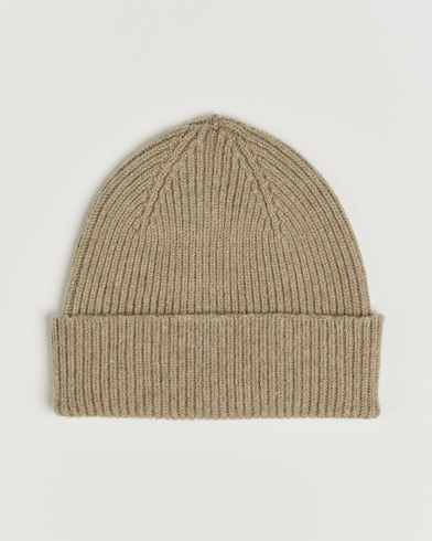 Le Bonnet Lambswool/Caregora Beanie Clay – Beige