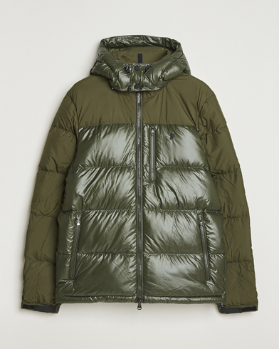 Polo Ralph Lauren Gorham Mixed Glossy Down Jacket Dark Loden – Vihreä
