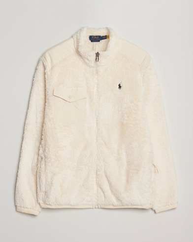 Polo Ralph Lauren Curly Hi-Pile Full Zip Andover Cream – Valkoinen
