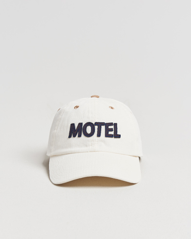Drake's Motel Felt Baseball Cap Ecru – Valkoinen