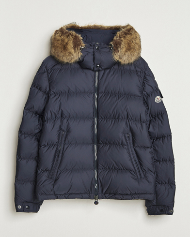 Moncler Maya Faux Fur Jacket Navy – Sininen