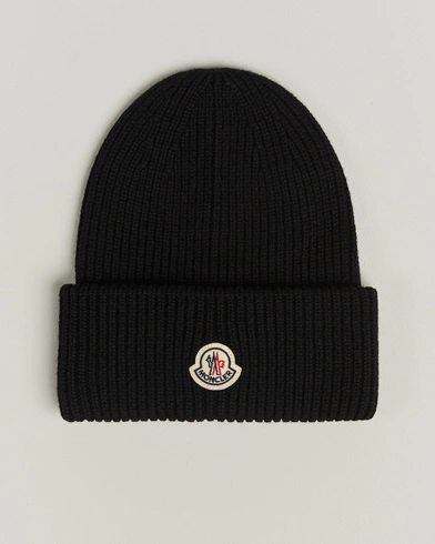 Moncler Cashmere Beanie Black – Musta