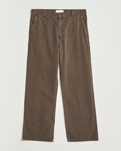 Jeanerica Genua Herringbone Twill Chino Brown – Ruskea