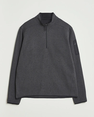 Arc'teryx Covert Half-Zip Black Heather – Musta