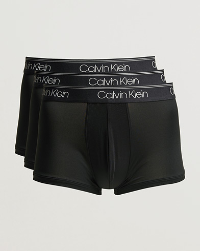 Calvin Klein 3-Pack Micro Stretch Trunk Black – Musta