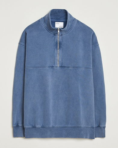 Colorful Standard Classic Organic Half-Zip Neptune Blue – Sininen