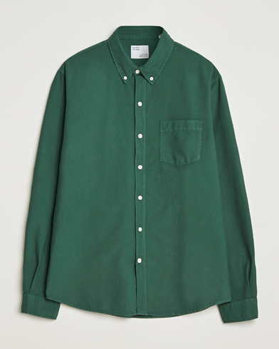 Colorful Standard Classic Organic Oxford Button Down Shirt Emerald Green – Vihreä