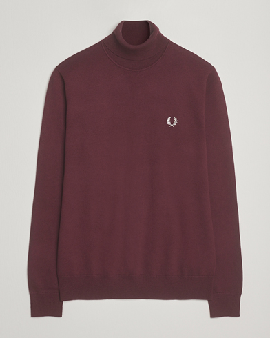 Fred Perry Classic Rollnock Jumper Oxblood – Punainen