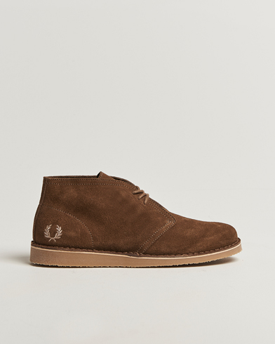 Fred Perry Hawley Suede Chukka Boot Marsh Brown – Ruskea