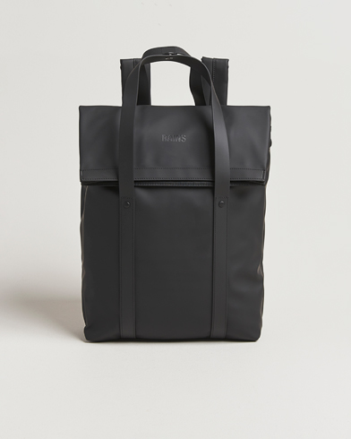 RAINS 2 Way Tote Backpack Black – Musta