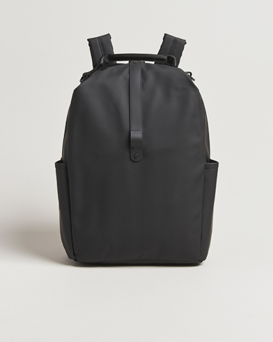 RAINS Clip Front Backpack Black – Musta