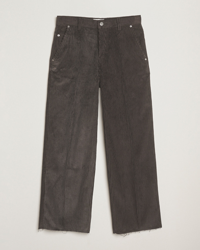 AMI Corduroy Trousers Anthracite – Harmaa
