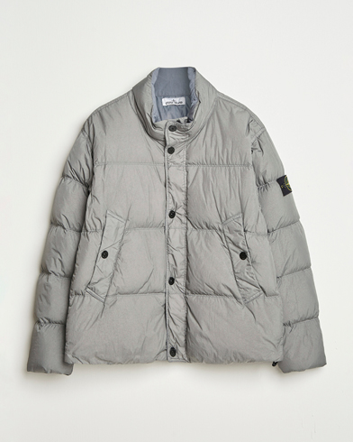 Stone Island Crinkle Reps Down Jacket Cement – Harmaa