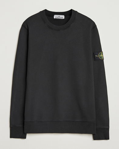Stone Island Garment Dyed Fleece Sweatshirt Black – Musta