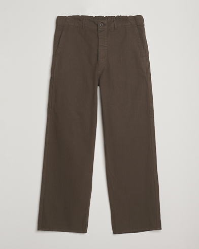 orSlow Wide Fit French Work Pants Coffee Brown – Ruskea