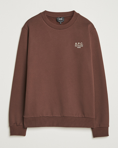 A.P.C. Rue Madame Sweatshirt Brown – Ruskea