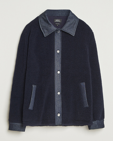 A.P.C. Will Wool Jacket Dark Navy – Sininen