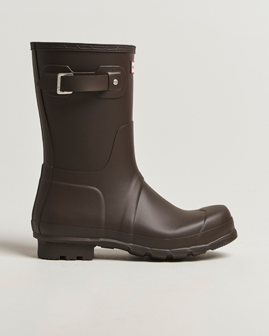 Hunter Boots Original Short Boot Dark Brown – Ruskea