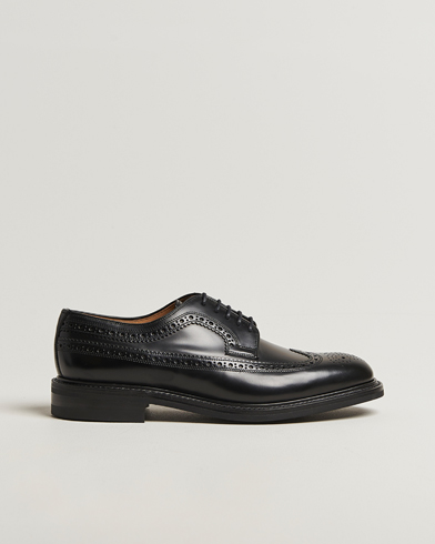 Loake Shoemakers Sovereign Longwing Derby Black – Musta