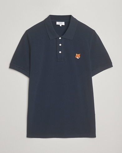 Maison Kitsuné Fox Head Polo Classic Navy – Sininen