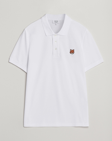 Maison Kitsuné Fox Head Polo White – Valkoinen