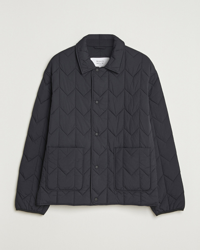 Maison Kitsuné Quilted Jacket Black – Musta