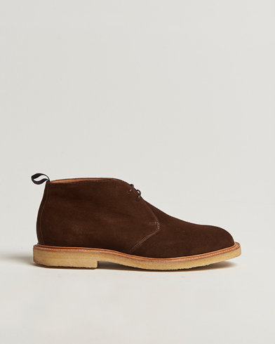 Sanders Bertie Crepe Sole Suede Chukka Polo Snuff – Ruskea
