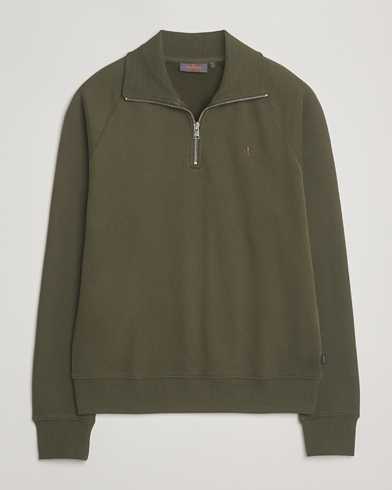 Morris Maryon Half Zip Sweatshirt Olive – Vihreä