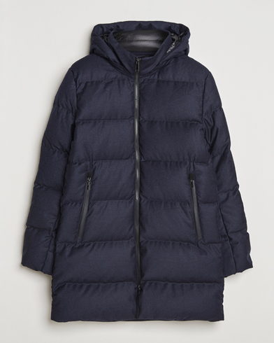 UBR Concorde Wool Parka Savile Dark Navy Melange – Sininen