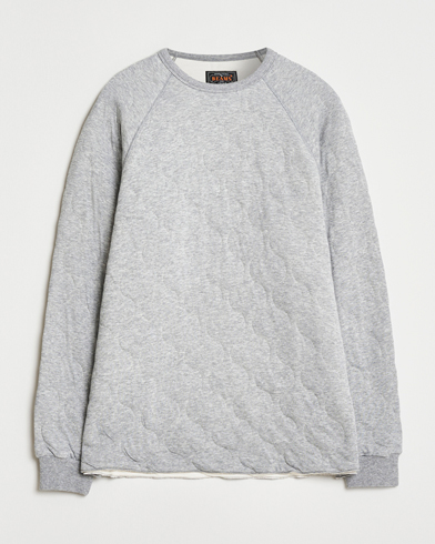 BEAMS PLUS MIL Quilt Crew Neck Grey – Harmaa