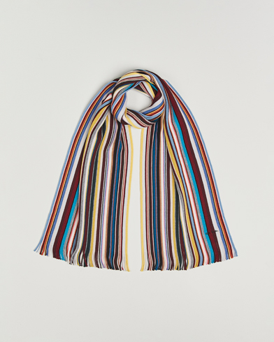 Paul Smith Merino Wool Signature Scarf Multi – Monivärinen
